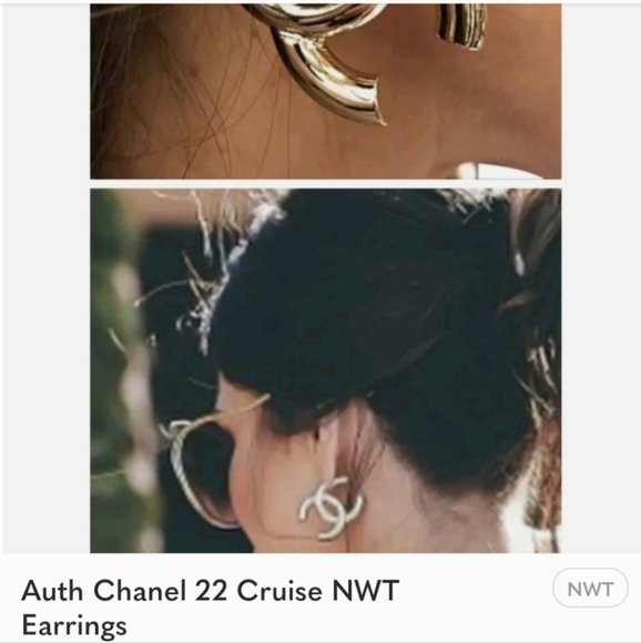 SOLD! Authentic Chanel 22c Earrings( 2022 Cruise Collection) - Picture 8 of 9